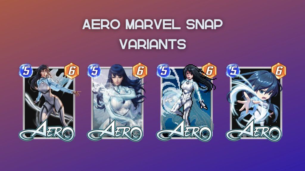 Variantes Aero Marvel Snap.