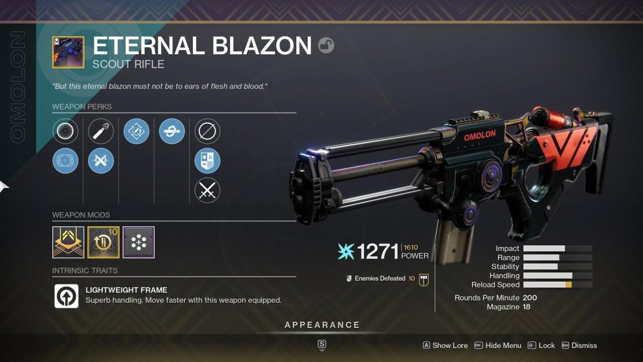 Mejor Rifle Scout Destiny 2