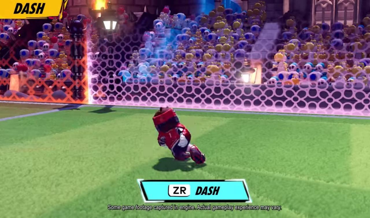 Dash Combo en Mario Strikers Battle League