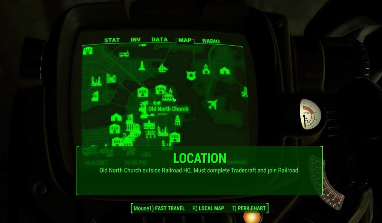 Ubicación de Fallout 4 Deacon