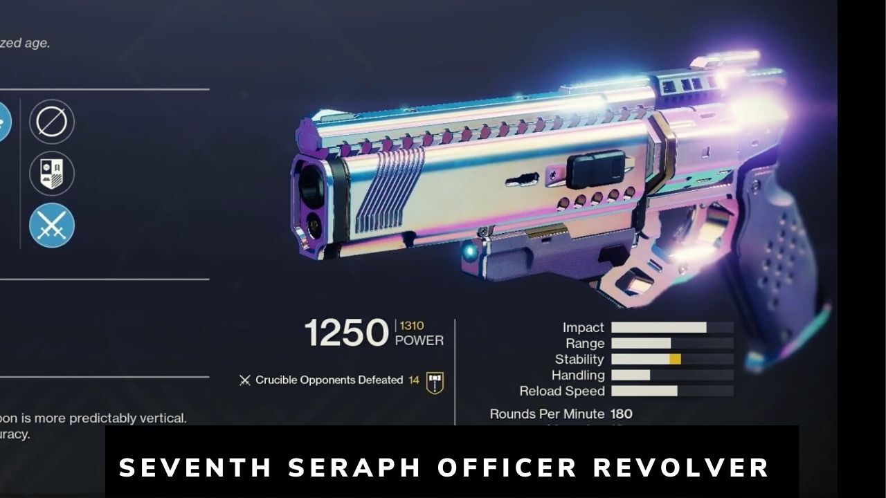 Revólver Destiny 2 Seventh Seraph Officer