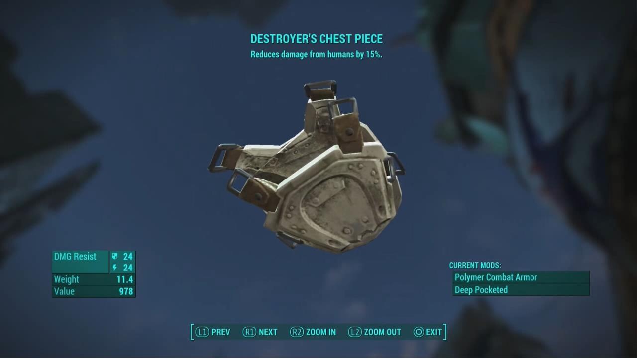 Pieza del cofre del destructor de Fallout 4