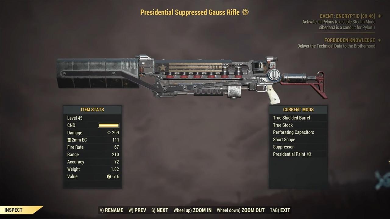 Fusil Fallout 76 Gauss