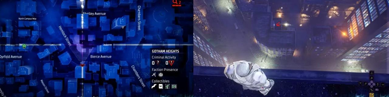 Batarang en Gotham heights