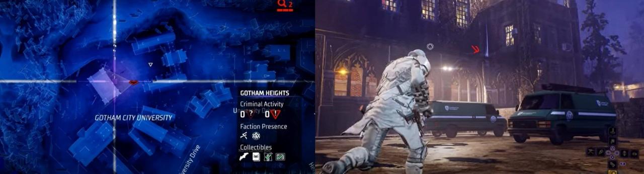 Batarang en Gotham heights