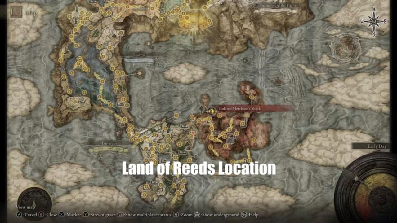 Ubicación de Land of Reed