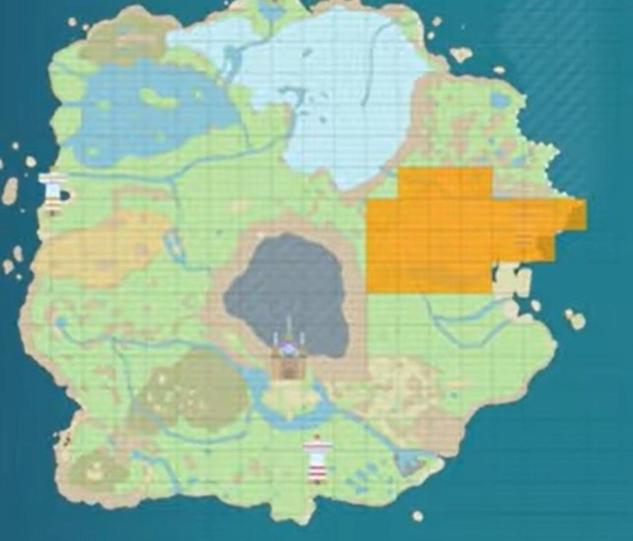 Ubicación de Carkol en el mapa del juego Pokémon Escarlata y Violeta.