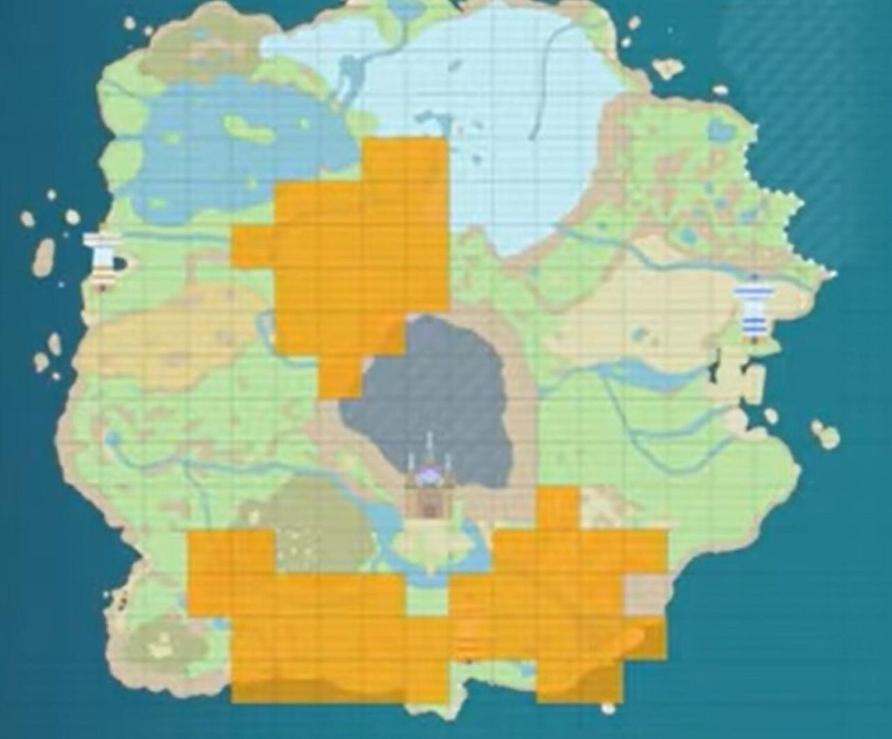 Ubicación de Fletchinder en el mapa del juego Pokémon Escarlata y Violeta.