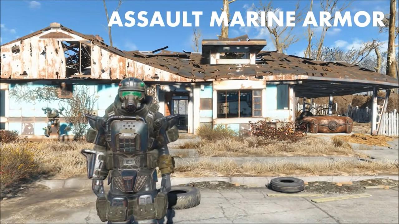 Armadura marina de Fallout 4