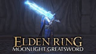 La gran espada Moonloight es una de las mejores armas de Elden RIng 