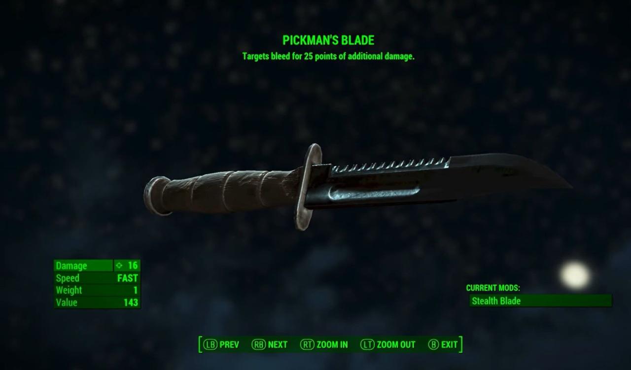 Las mejores armas de Fallout 4