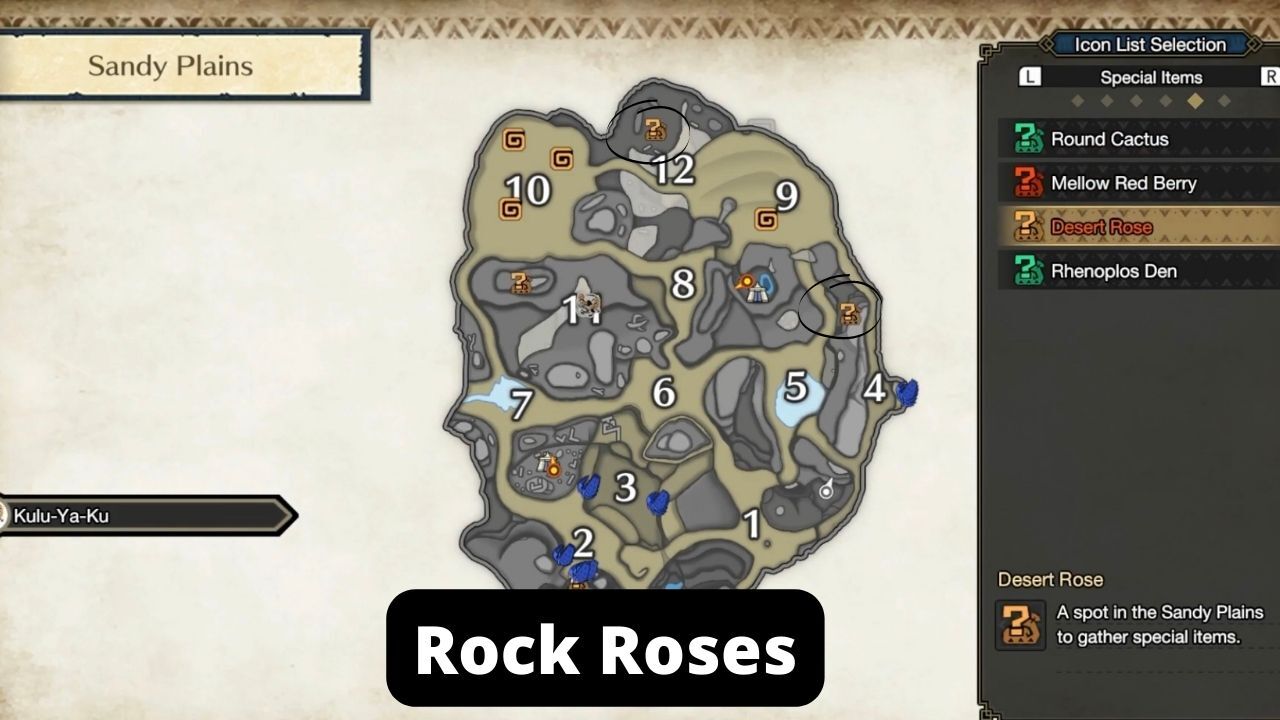 Ubicación de Rock Roses
