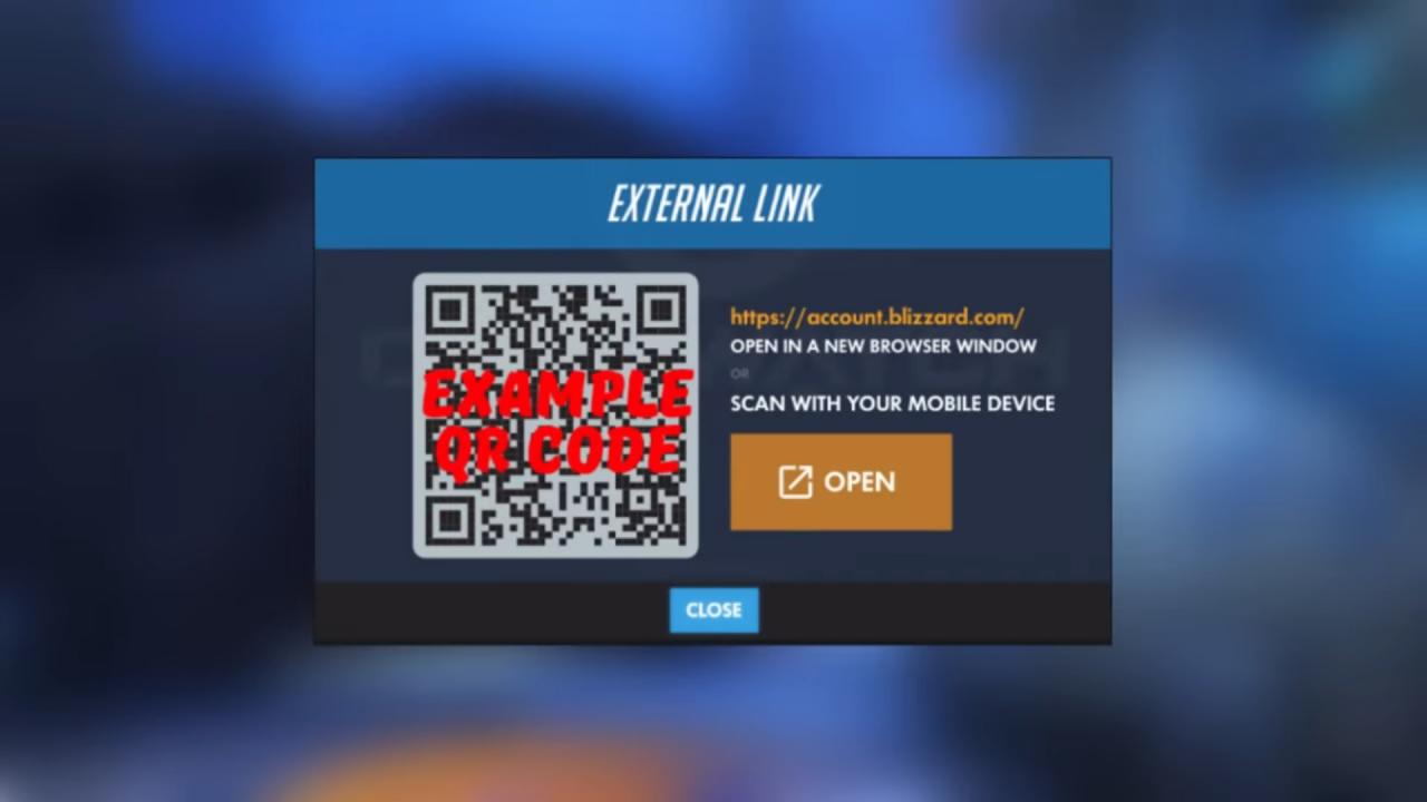 Escanea el código QR en la pantalla del juego
