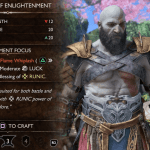 God of War Ragnarok Construcción rúnica