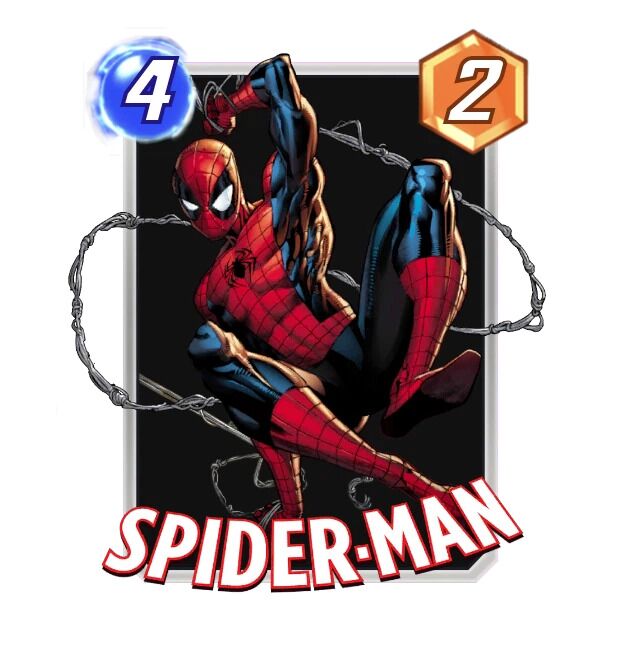Tarjeta Marvel Snap de Spider-Man.