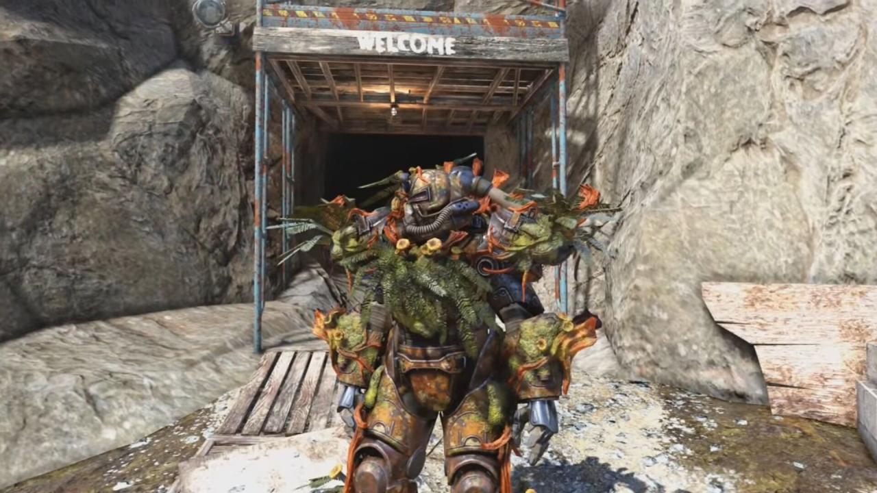 Armadura de poder cardíaco estrangulador de Fallout 76
