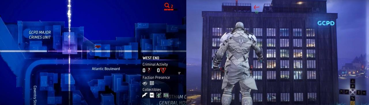 Ubicación de Batarang en West End