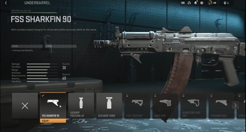 mejor carga Kastov-74u en MW2 mejor accesorio bajo barril