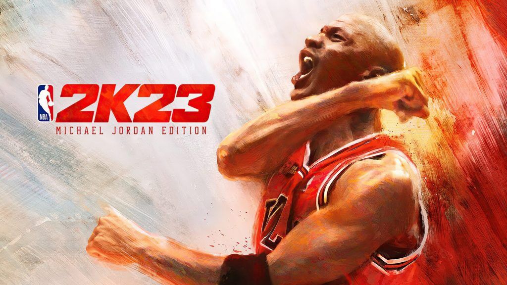 La imagen muestra a Michael Jordan en NBA 2K23.