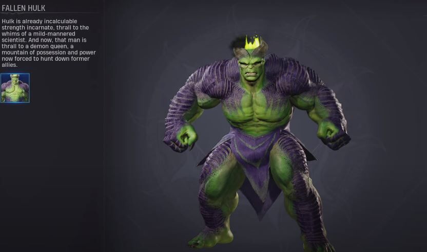 Hulk's Fallen Hulk Skin/ disfraces