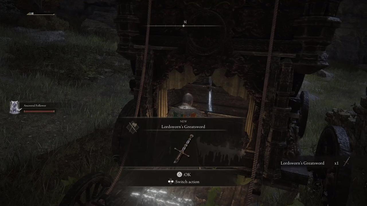 Elden Ring La Gran Espada de Lordsworn