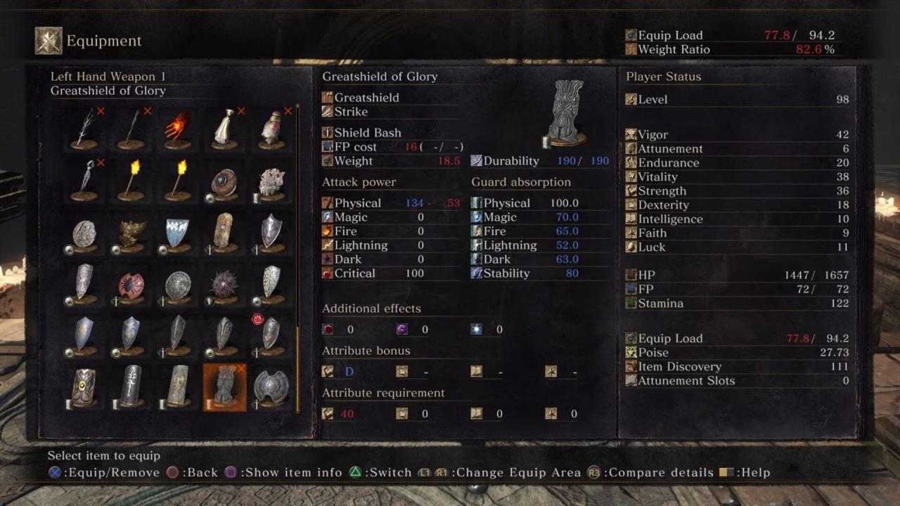 Dark Souls 3 Greatshield of Glory