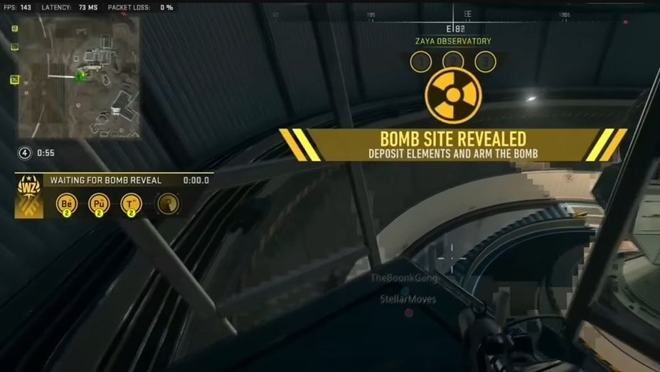 Revelación del sitio de la bomba de Warzone 2.