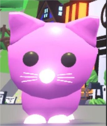 ピンクの猫