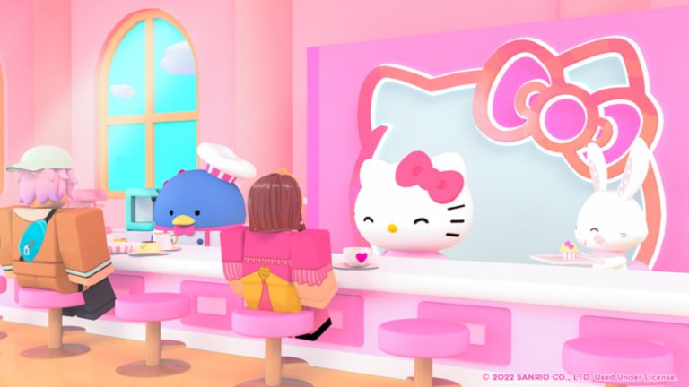 meu evento hello kitty café