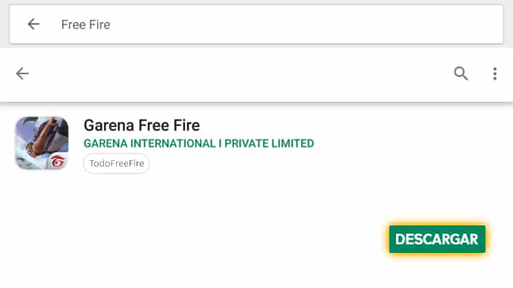 free fire para android