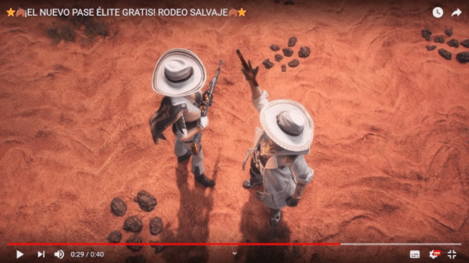 rodeo salvaje video 2 free fire